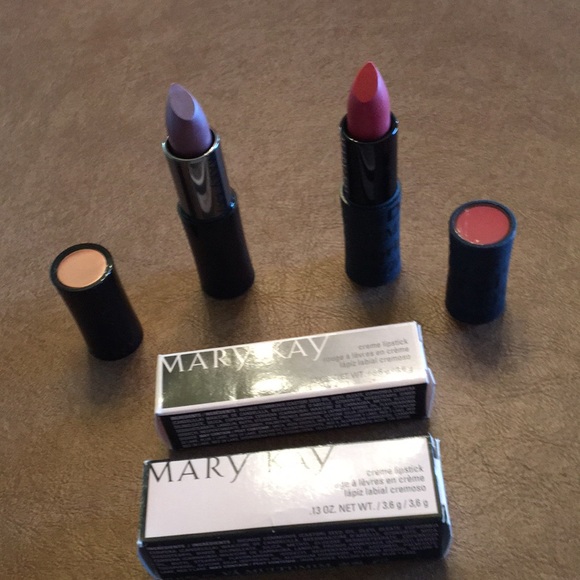 Mary Kay Makeup Two Mary Kay Creme Lipsticks New In Boxespink